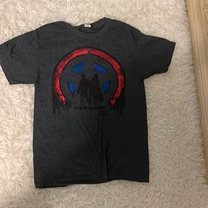Grey Marvels Falcon and the Winter Soldier t shirt.